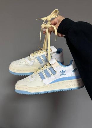 Кросівки adidas forum 84 low light cream blue