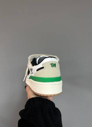 Кросівки adidas forum 84 low beige green black8 фото