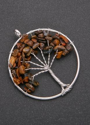 Кулон тигровый глаз