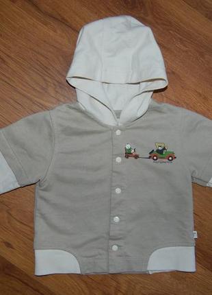 Олімпійка micromotion, кофта з капюшоном, 1,5-2 роки