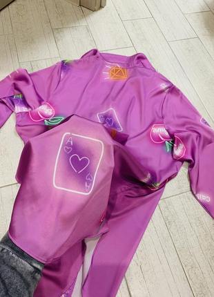 Фіолетова неонова нічна сорочка для сну від asos10 фото