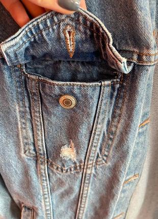 Піджак дівчачий xs/s джинс.
стан ідеал.5 фото