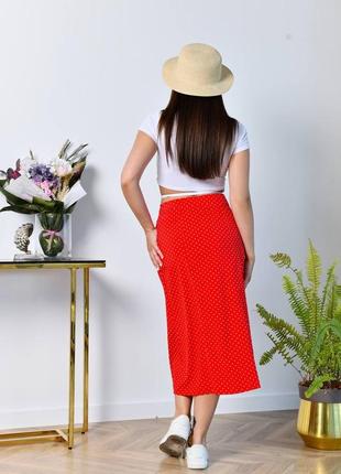 Легка юбка міді♥️6 кольорів2 фото