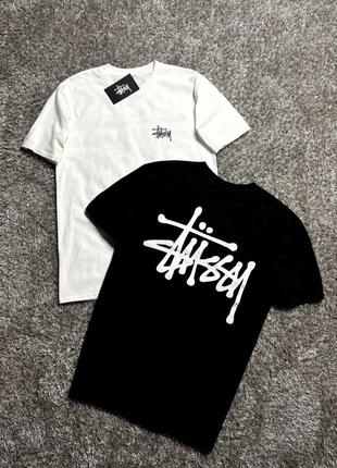 Stussy big logo футболка