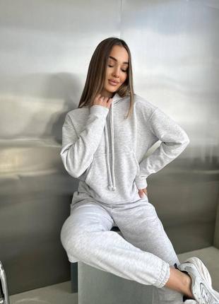 Спортивный костюм кофта худи и брюки джогеры6 фото