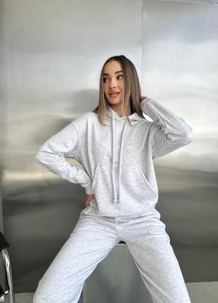 Спортивный костюм кофта худи и брюки джогеры10 фото