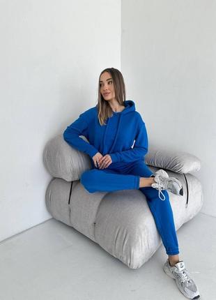 Спортивный костюм кофта худи и брюки джогеры8 фото