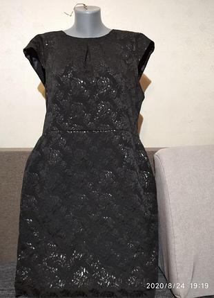 Шикарное миди платье батал peacocks uk 18, eвро 46, наш 52/54