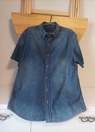 Сорочка джинсова