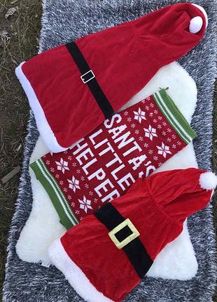 Новорічний одяг собакам . накидки пайти