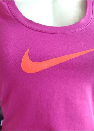 Крутая спортивная майка борцовка бренда nike dri-fit uk 10 eur  385 фото