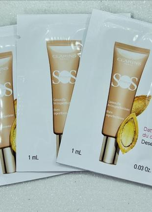 Clarins sos primer праймер у відтінку peach обʼєм 1мл