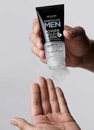 Невидимий гель для укладки волосся north for men