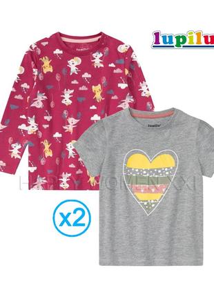 2-6 лет набор реглан и футболка для девочки улица дом кофта лонгслив хлопок длинный рукав прогулка