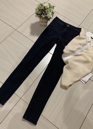Базовые super skinny, высокая посадка, f&f, размер с/хс