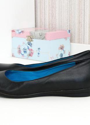 Балетки кожаные, туфли clarks, натуральная кожа.