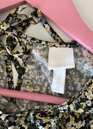 Платье h&m цветочное 7