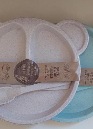 Секционная детская тарелка для первого прикорма