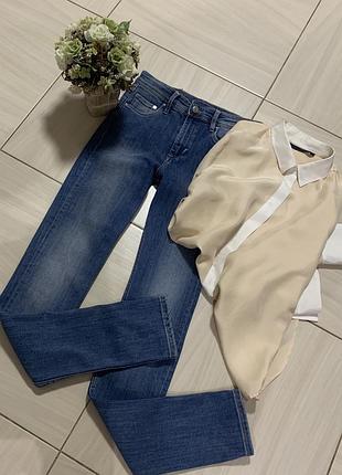 Базовые джинсы скини, h&m, размер с/м