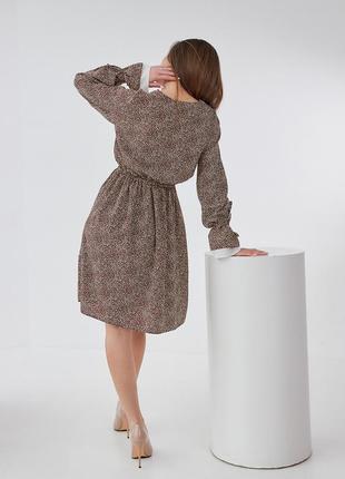 Сукня з вишуканими рукавами3 фото