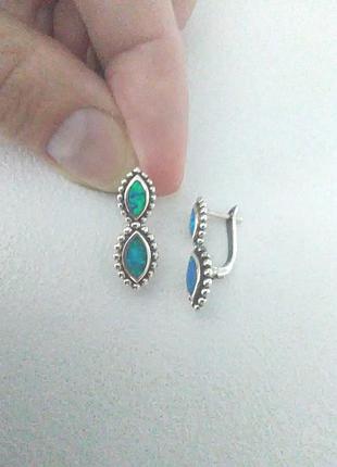 Серьги, серебро 925 пробы