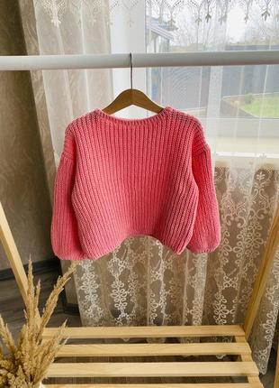 Стильний светр, мякенька вʼязана кофта на 5-6 років