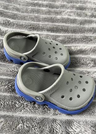 Ризинові тапочки crocs1 фото