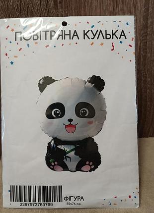 💕панда фольгована кулька