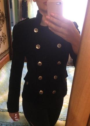 Чёрный кашемировый пиджак - m