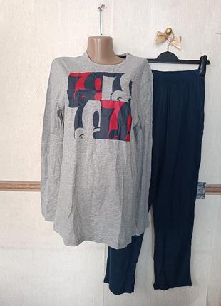 Акція натуральна трикотажна піжама р.s 44-46