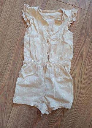 Дитячі плаття, пісочник, блузка (9-12 міс, 80 см) ціна за все5 фото