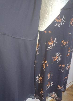 New look новое шифоновое платье на подкладке с запахом 14 евр.6 фото