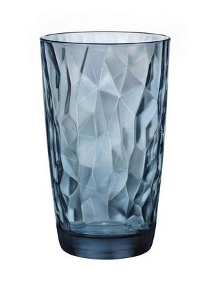 Стакан bormioli rocco diamond ocean blue 470ml1 фото