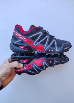 Мужские кроссовки salomon speedcross black&red 41-451 фото