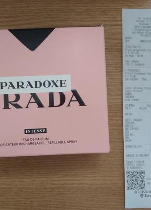 Prada paradoxe intense! оригінал! brocard! чек!1 фото