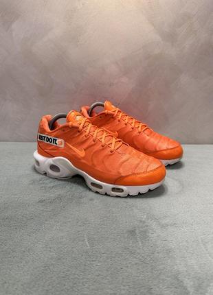 Nike air max plus just do it pack orange кроссовки, оригинал