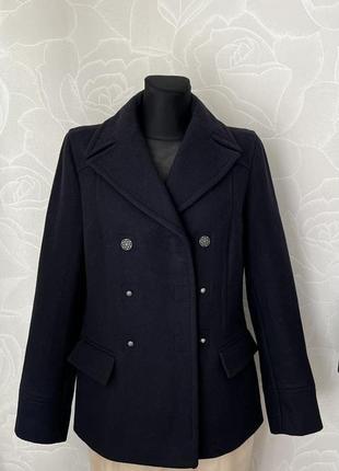 Topshop двобортне вовняне півпальто.