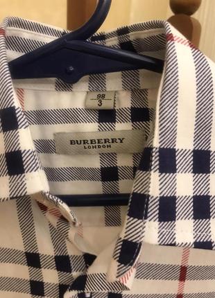 Рубашка для хлопчика burberry 98/32 фото