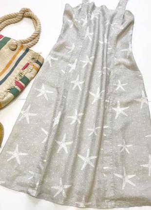 Сукня сарафан laura ashley 100% льон3 фото
