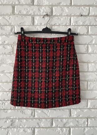 Гарна спідниця твідова на підкладці м 10
