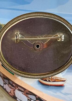 Вінтажна брошка fimo. німеччина.