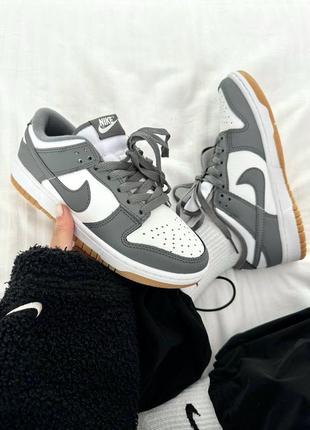 Кросівки nike sb dunk  “graphite white gum”