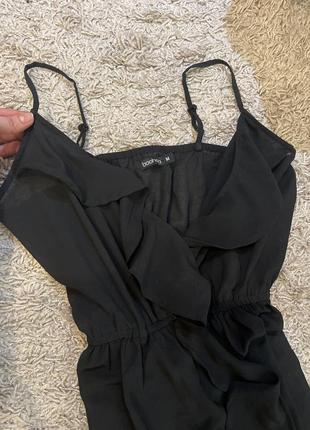 Сукня шифонова з розрізом, сарафан в підлогу4 фото