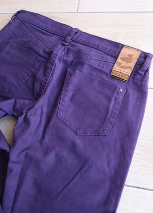 Phard брюки брендові коттонові денім фіолетові5 фото