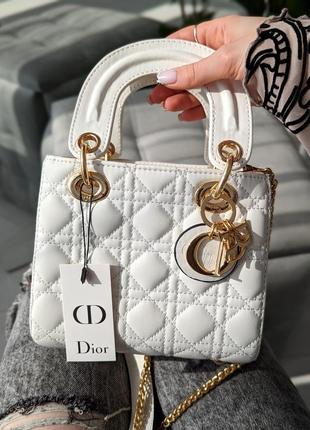 Сумка lady dior  люксового качества8 фото