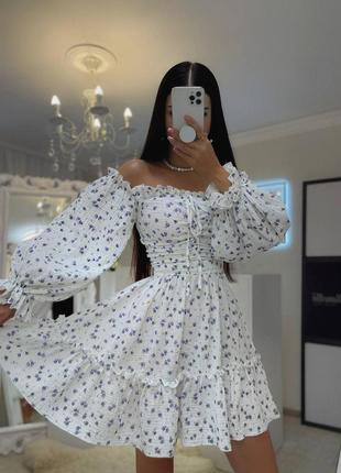 Платье "алсу" талия на резинке, по спинке также резиночка, грудь на кулисе - затягивается завязками,1 фото