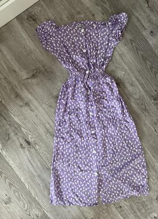 Сукня бузкова міді4 фото