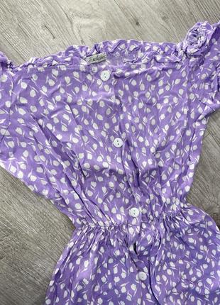 Сукня бузкова міді3 фото