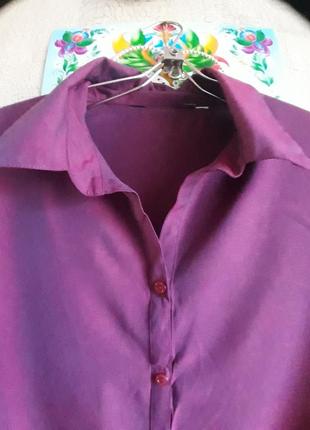 Чудова жіноча блуза з тканини з неоновим блиском, 24 розмір.2 фото