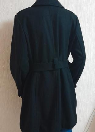 Шикарное шерстяное пальто чёрного цвета michael kors, 💯 оригинал, молниеносная отправка7 фото